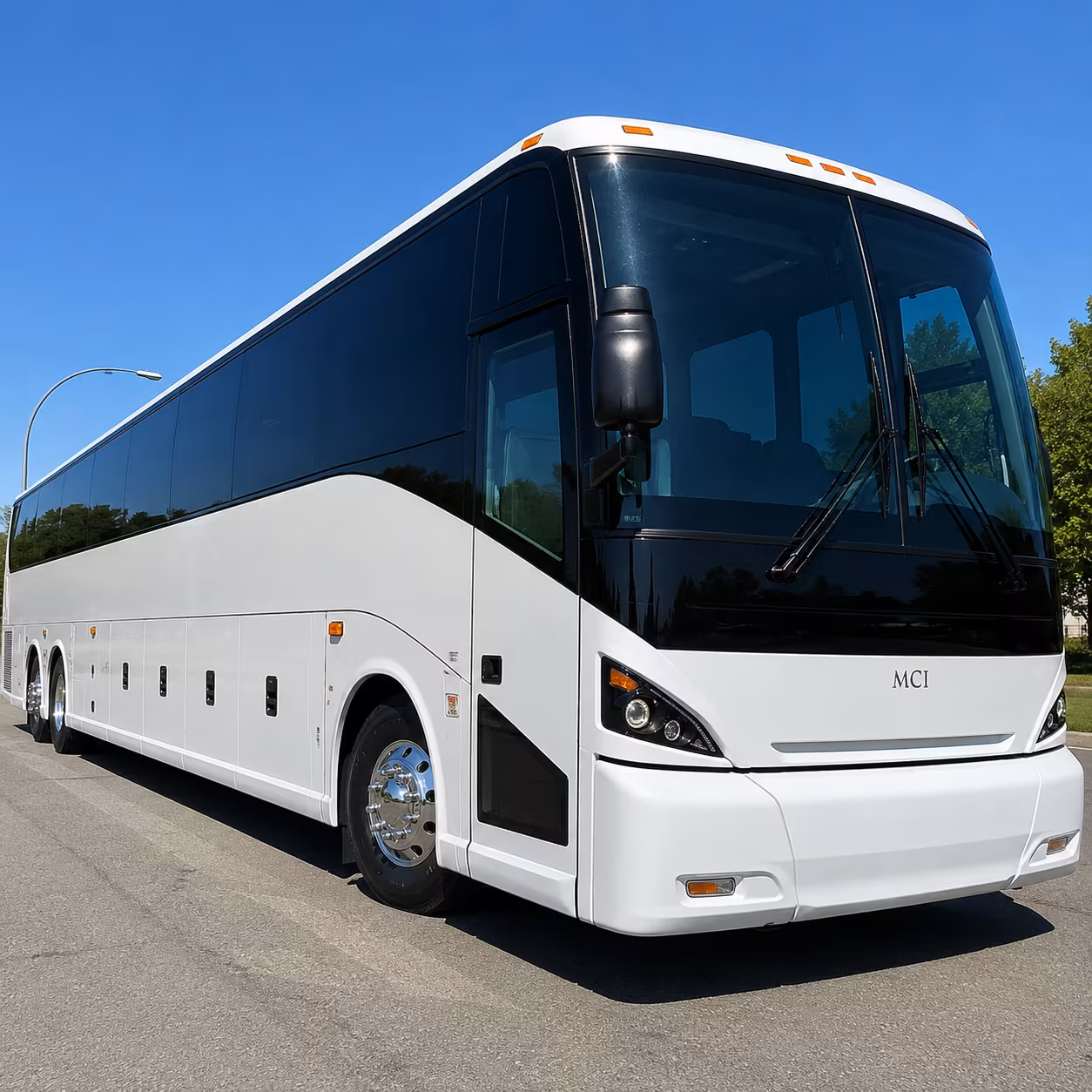 pocatello charter bus rental exterior