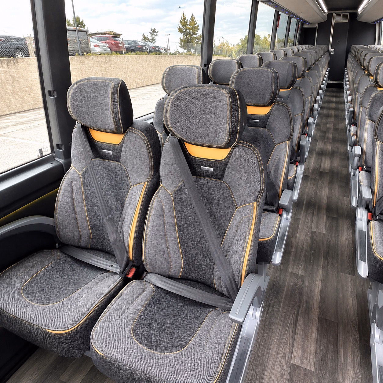 pocatello charter bus rental interior